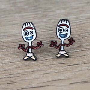 Pixar Toy Story Forkie earrings